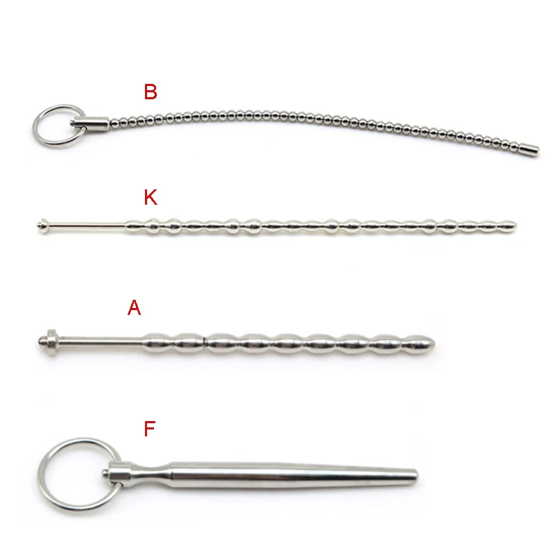 Metal Urethral Toys Male Masturbators Urethra Dilator Sex Toys For Men Urethral Plug Catheter Sounding Stimuate Penis Eye Stick