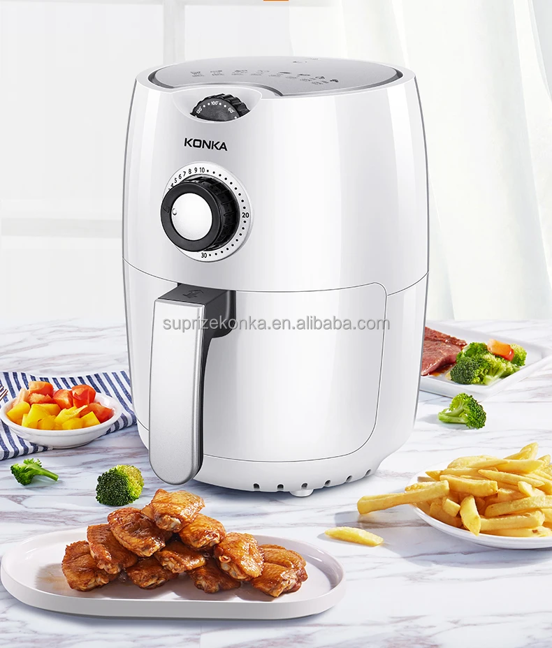 Clearance Sale KONKA Japanese Version White Air Fryer Multifunction  household Kirencen Appliance Air Fryer For Family