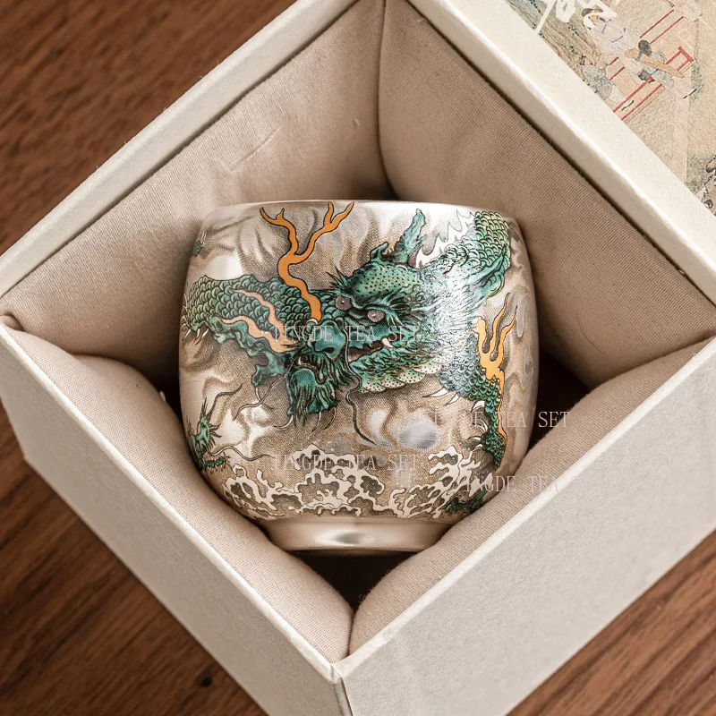 High-quality Dragon Tea Cup, High-grade Exquisite Tea Cup, Cup-type Tea Set, Master Cup and Single Cup Gift Box.