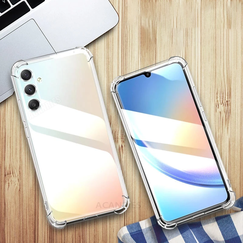 Shockproof Transparent Silicone Full Cover Airbag Case