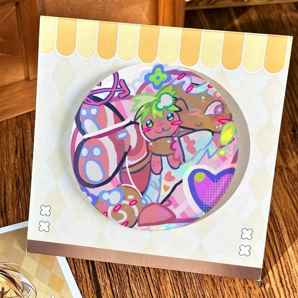 Personalized Round Brooches Pins - Unique Accessory Gift