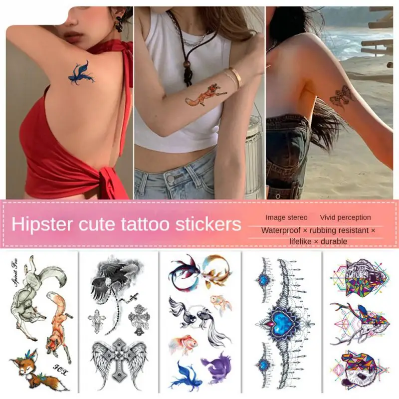 

Акварельные временные тату-наклейки «Ловец снов», Женская картина на тело и руку, искусственная татуировка на талию, перо