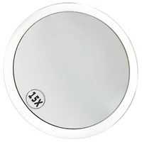Bathroom 15x Magnifying Mirror Magnification with Cup for Wall Magnifying 2