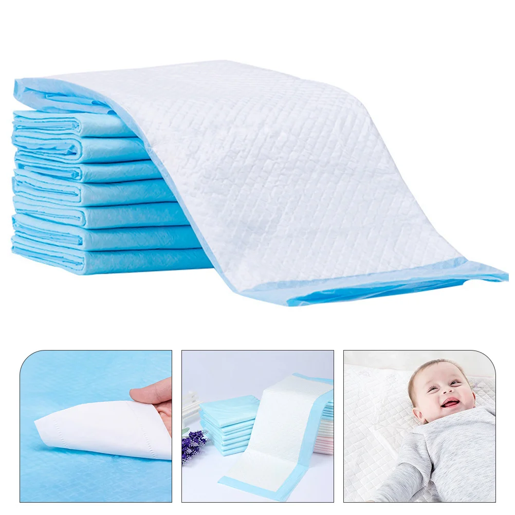 20 Pcs Changing Pad Disposable Diaper Pad Newborn Changing Mat Bed For Waterproof Cushion Non Woven Mat Diapering Toilet