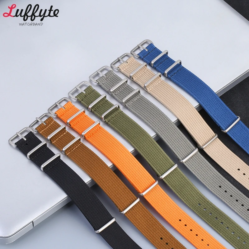 Comfortable Nylon Military Watch Straps for Men and Women