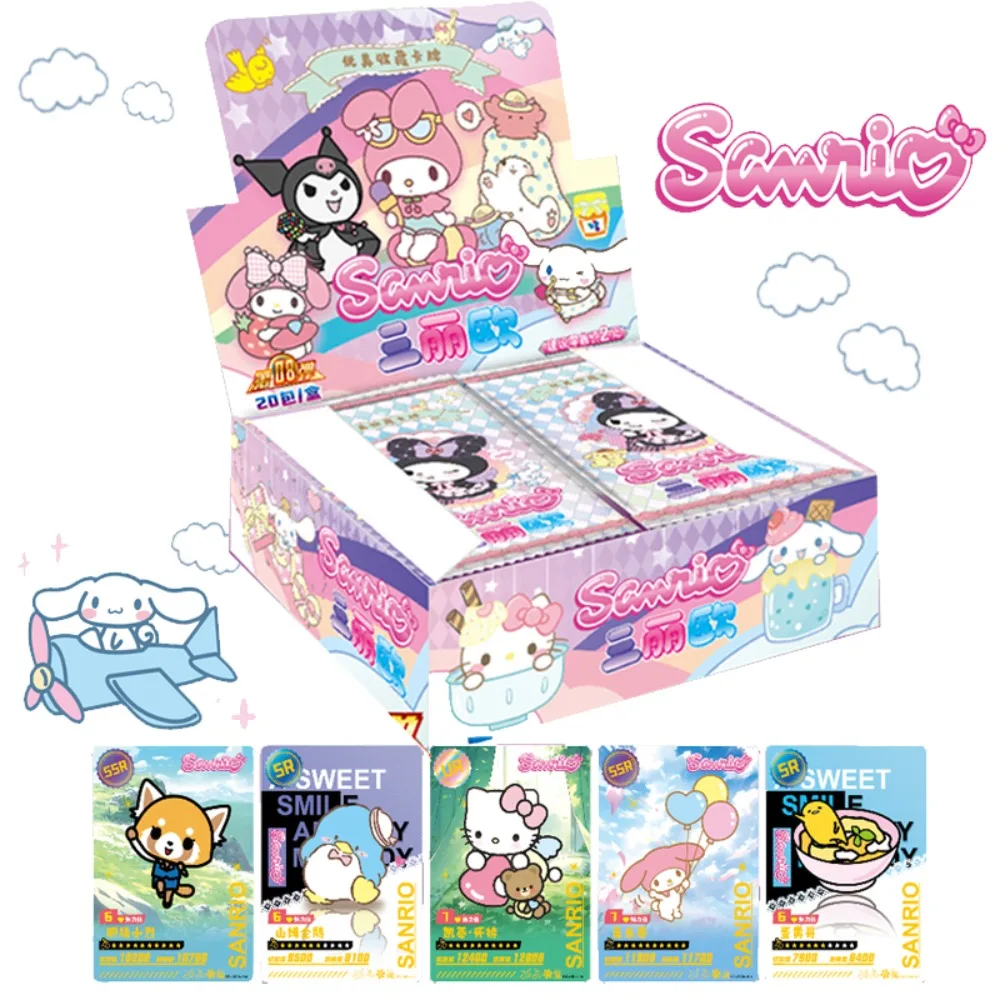 

Original Sanrio Card For Children Hello Kitty Cinnamoroll Genuine Exquisite Rare Limited Cartoon Collection Card Christmas Gifts