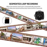 Y2000 HD 1080P Mini Camera Recorder Flash Lamp And Battery Dock Included with Screen Retro Ultra Compact Portable Video - Image 5