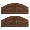 Semicircular European Pattern Stair Step Mat Anti-slip Sticker Step Mat European Style Embossed Household Solid Wood Spiral Stai 3