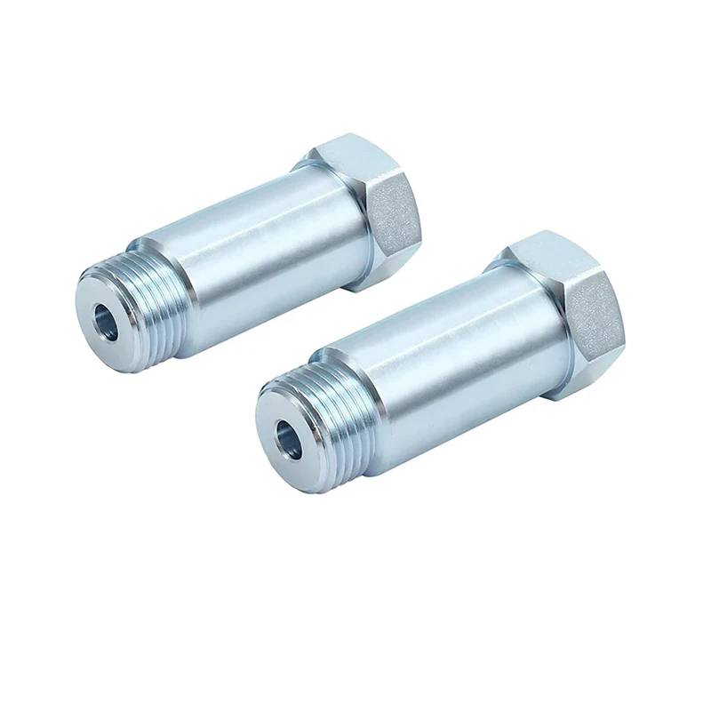 

55mm O2 Oxygen Sensor Bung Fitting Plug, Exhaust System Automobile Oxygen Sensor Mount Plug M18 x 1.5 Thread