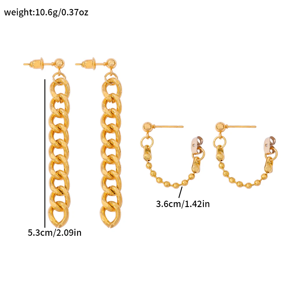 K Pop Cosplay Earrings Accessories Props Halloween Costume Party Gift - 4