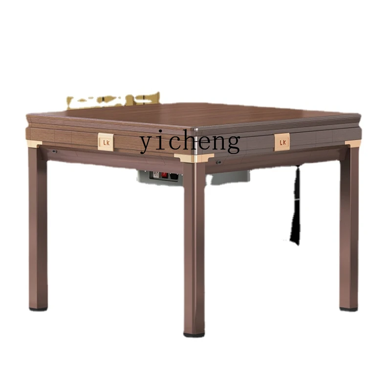 

Zk High-End Dining Table Automatic Mahjong Machine Household Four-Port Electric Mahjong Table Multifunctional Bass