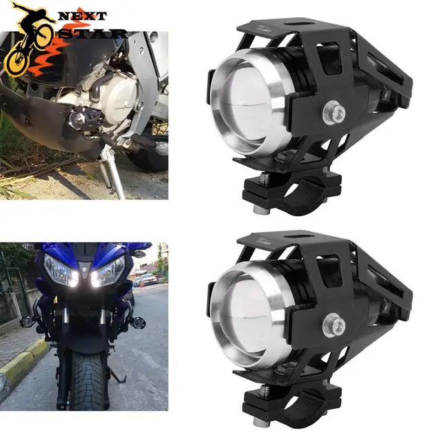 Faros Auxiliares Led Para Motocicleta, 1 Par Eo Safe Imports Esi