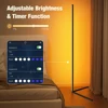 Living Room Dimmable RGB Corner Floor Lamp 140cm Stand Smart APP LED Mood Light for Bedroom Nordic Home Decor Interior lighting 2