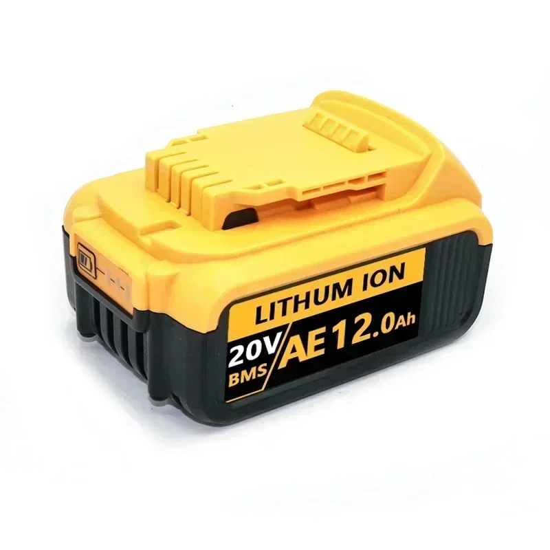 12000mAh DCB200 20V Battery rechargeable lithium battery Compatible with dewalt power Tools 18V rechargeable electric tool Lithium batteries 20V 18Volt