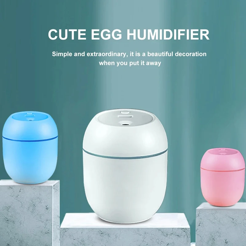 Air humidifier USB Mini Air Humidifier Aroma Essential Oil Diffuser For Home Car Ultrasonic Mute Mist Maker Diffuser with LED Color Lamp