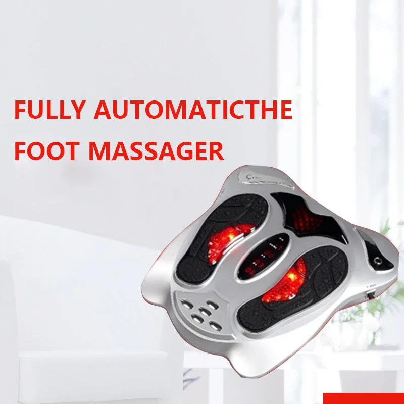 

1pc Foot Massager Electric Far Infrared Heat Electromagnetic Points Reflexology Feet Massage Machine Physiotherapy Instrument