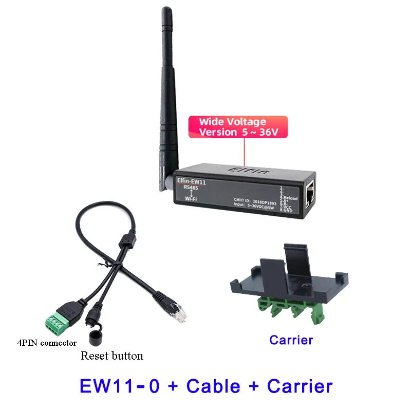 ตัวเลือกสินค้า ตัวแปลงสัญญาณ WiFi RS485 สำหรับ IoT