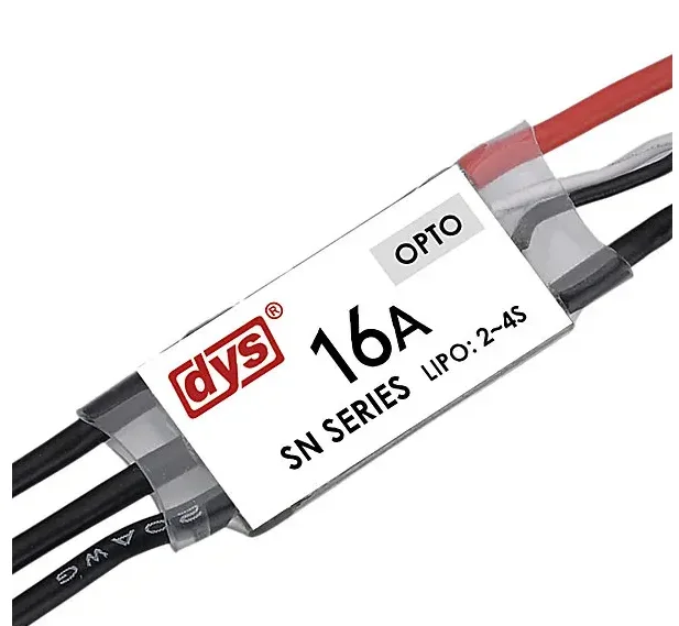 

DYS SN16A Mini 16A SN Series 16A ESC 2-4S OPTO 20-500Hz SimonK Speed Controller for Multicopter SN16A (BLHeli compatible)