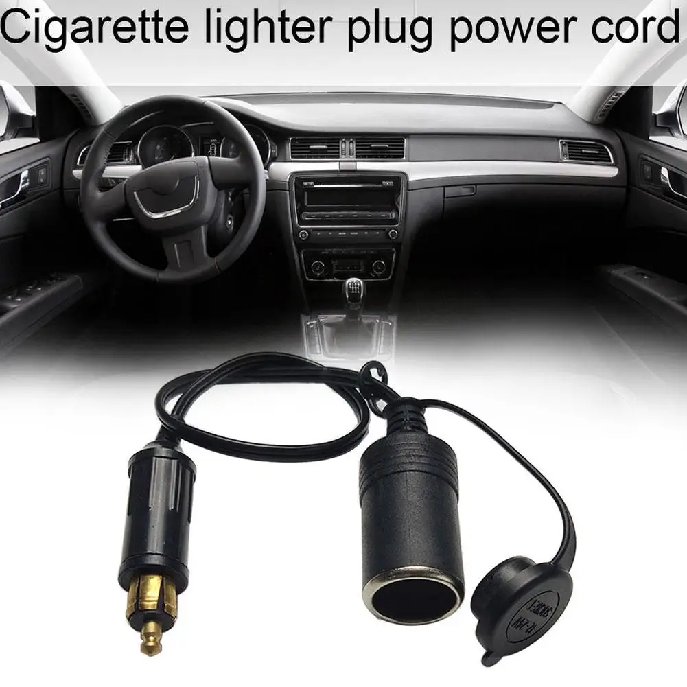DC 12V 24V Car Mounted Cigarette Lighter Plug For BMW DIN Hella Motorcycle Charger Socket Outlet Converter Adapter Accessor O0A3