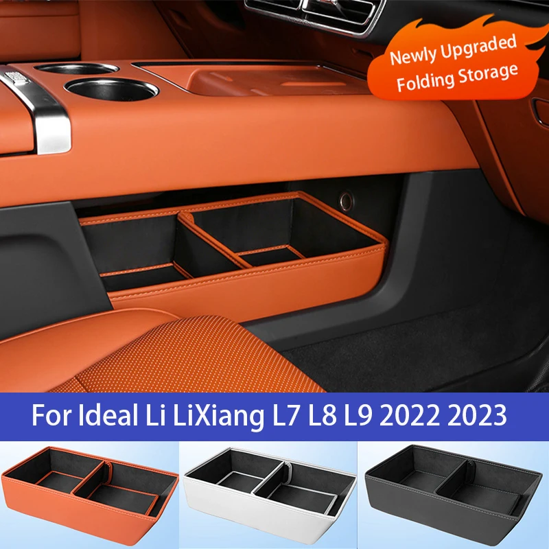 

For LI LiXiang L7 L8 L9 2022 2023 Storage Box Under The Car Center Console Armrest Box Storage Box for lixiang