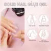 Makartt Solid Nail Gel Glue for Soft Gel Nail Tips Clear Acrylic Nail Tips Solid Gel Nail Glue for Press On Nails Fake Nails 3