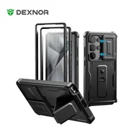 Dexnor For Samsung Galaxy S25 Ultra 2025 Case Full Body Rugged Case with Camera Cover & Built-in Screen Protector Kickstand Case 1