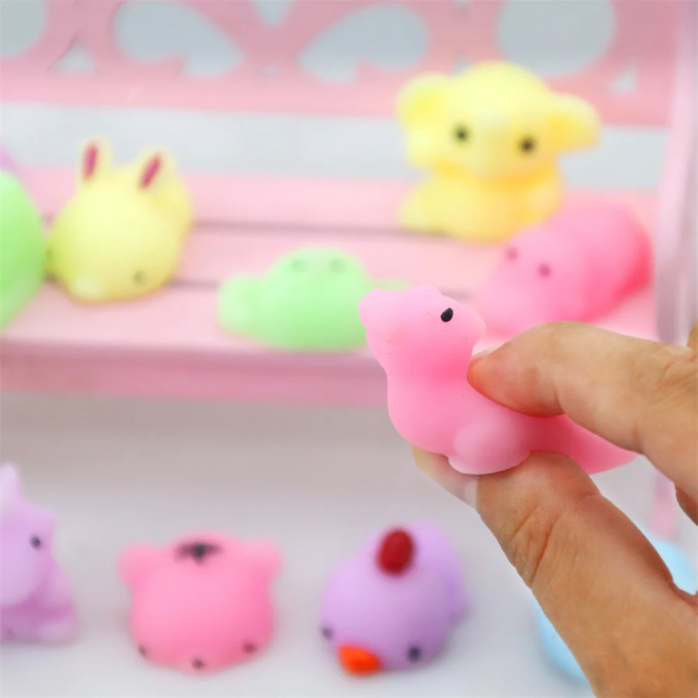

Cute Animals Mochi Squishy Toys Funny Stress Relief Sensory Toy for Relieving Anxiety from Long Time Study