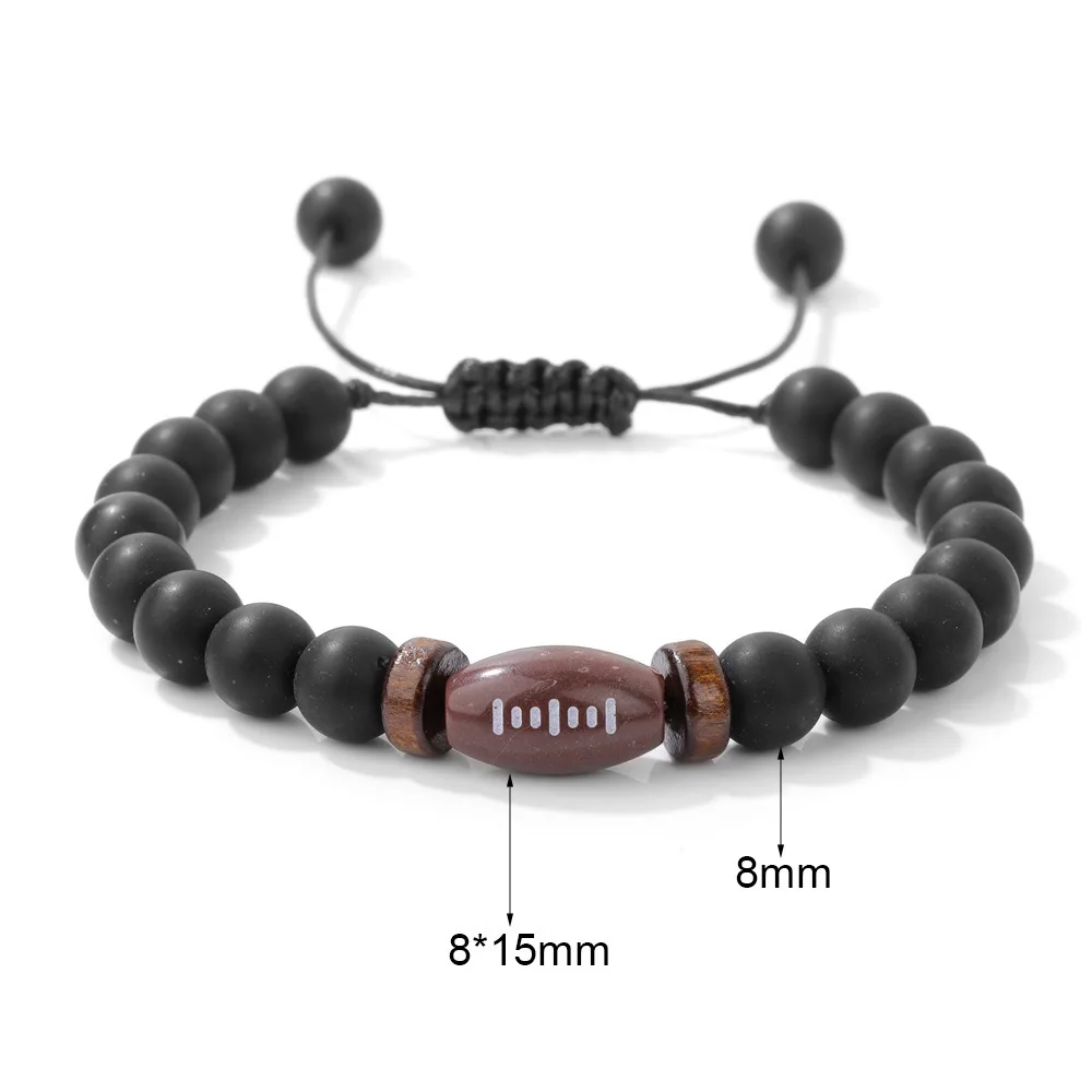 Handmade Woven Men Sports Bracelet Adjustable