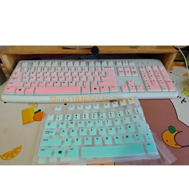 Dustproof Waterproof Transparent Silicone Keyboard Cover Protector