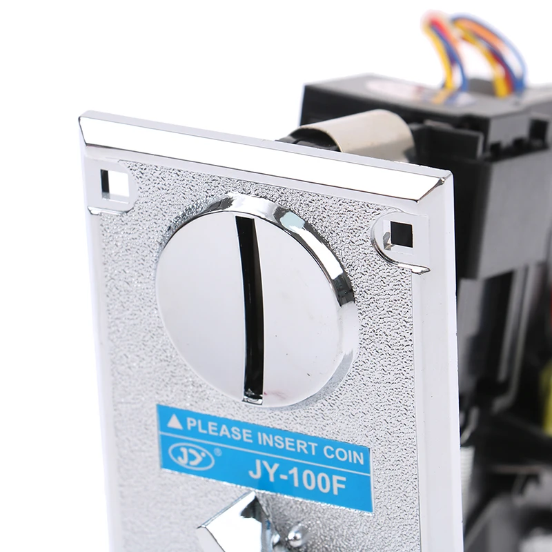 Coin Acceptor JY-100F Universal coinslot/multicoin Multi Coin Acceptor Electronic Roll Down Coin Acceptor Selector Mechanism Vending Machine