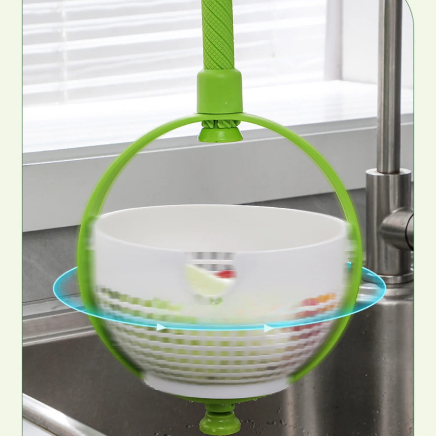 Vegetable & Fruit Washing Basket-Durable Polypropylene, Ideal for Cleaning & Dehydrating