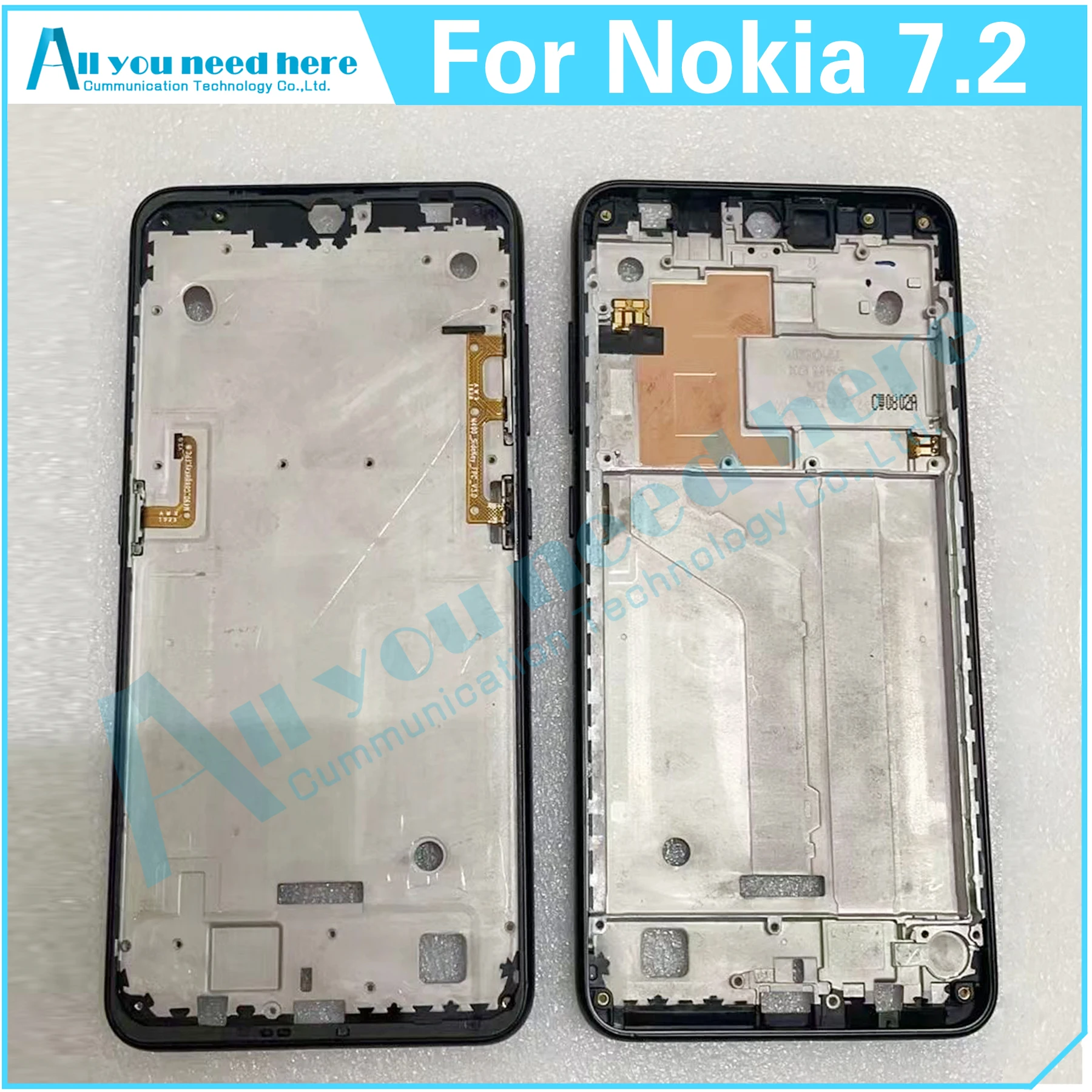 

For Nokia 7.2 TA-1193 TA-1178 TA-1196 TA-1181 Phone LCD Frame Middle Frame LCD Bezel Plate Panel Chassis Replacement