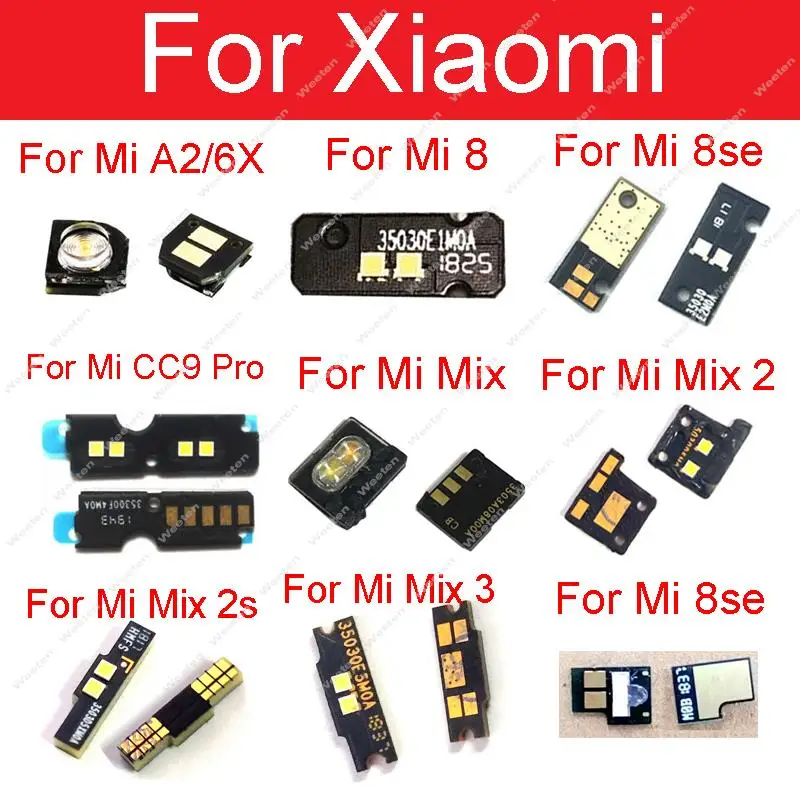 

Camera Flash Light Flashlight Lamp Board For Xiaomi Mi 6X 8 SE CC9 Note 10 Pro A2 Mi Mix 2 2s 3 Flashlight Sensor Flex Cable