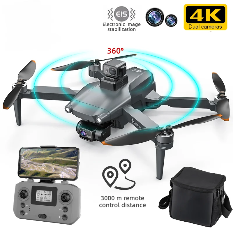 

New L600 PRO 4K HD Dual Camera Drone Visual Obstacle Avoidance Brushless Motor GPS 5G WIFI RC Dron Professional FPV Quadcopter