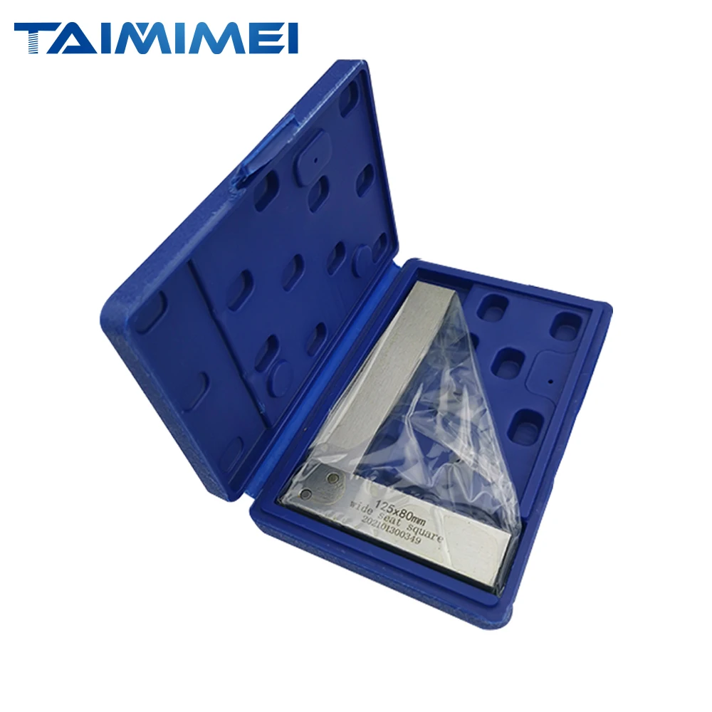 TAIMIMEI Machinist Woodworking 90 Degree High precision  Right Angle Engineer Set Precision Ground Steel Hardened Angle Ruler