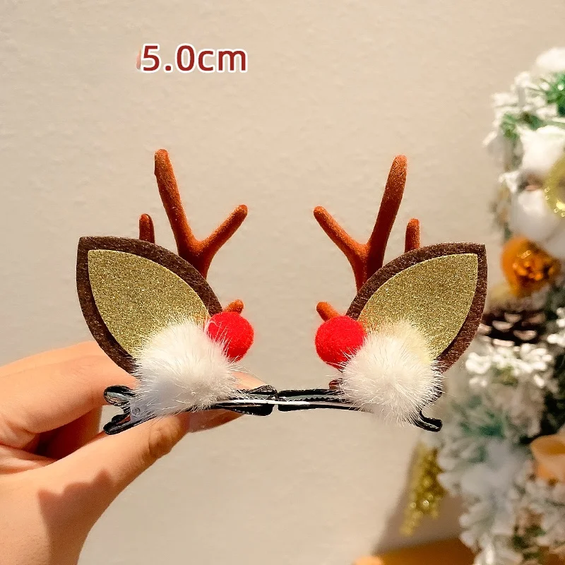 23Fluffy ball ear deer