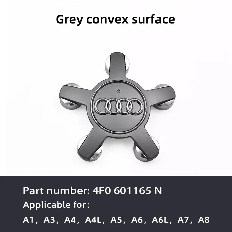 Luxury Car Wheel Hub Cover Set - Sleek Rim Center Cap Decoration Accessories (4 Pieces)