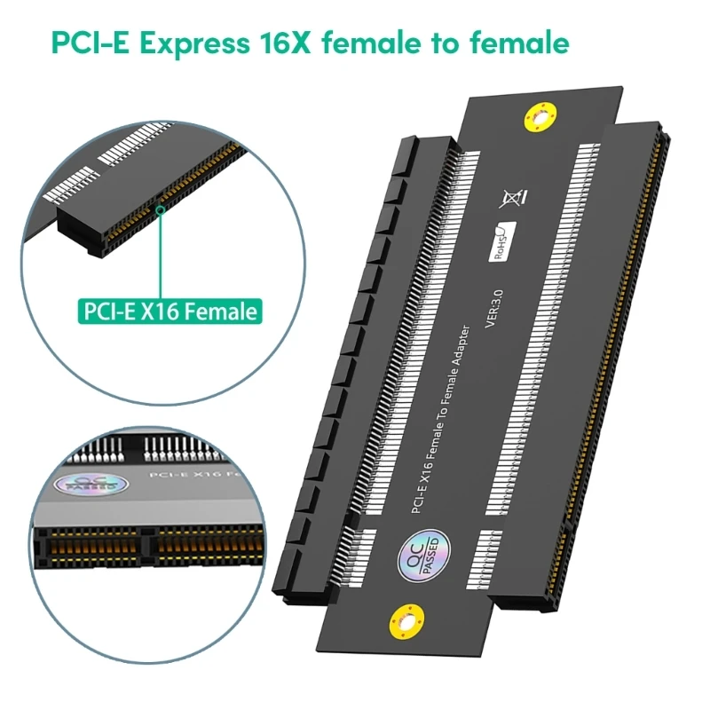 

PCIExpress3.0 16X to 16X Extender Converter Card for Industrial Computers PCIE3.0 X16 Connector P9JB