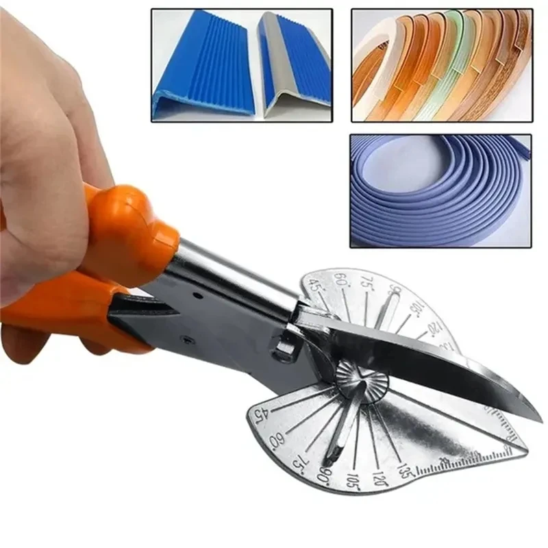 New Miter Shears Adjustable Angle Shears 45 to 135 Degree Miter Cutter  Multifunctional Cutting Scissors for Wood Plastic PVC - AliExpress