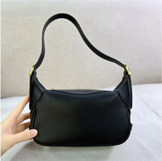 Pomlad in poletje 2024 Nova usnjena torba za cmoke Triumphal Arch Romy pod pazduho, ročna torba za čez ramo, majhna torba za čez ramo_voghion.com