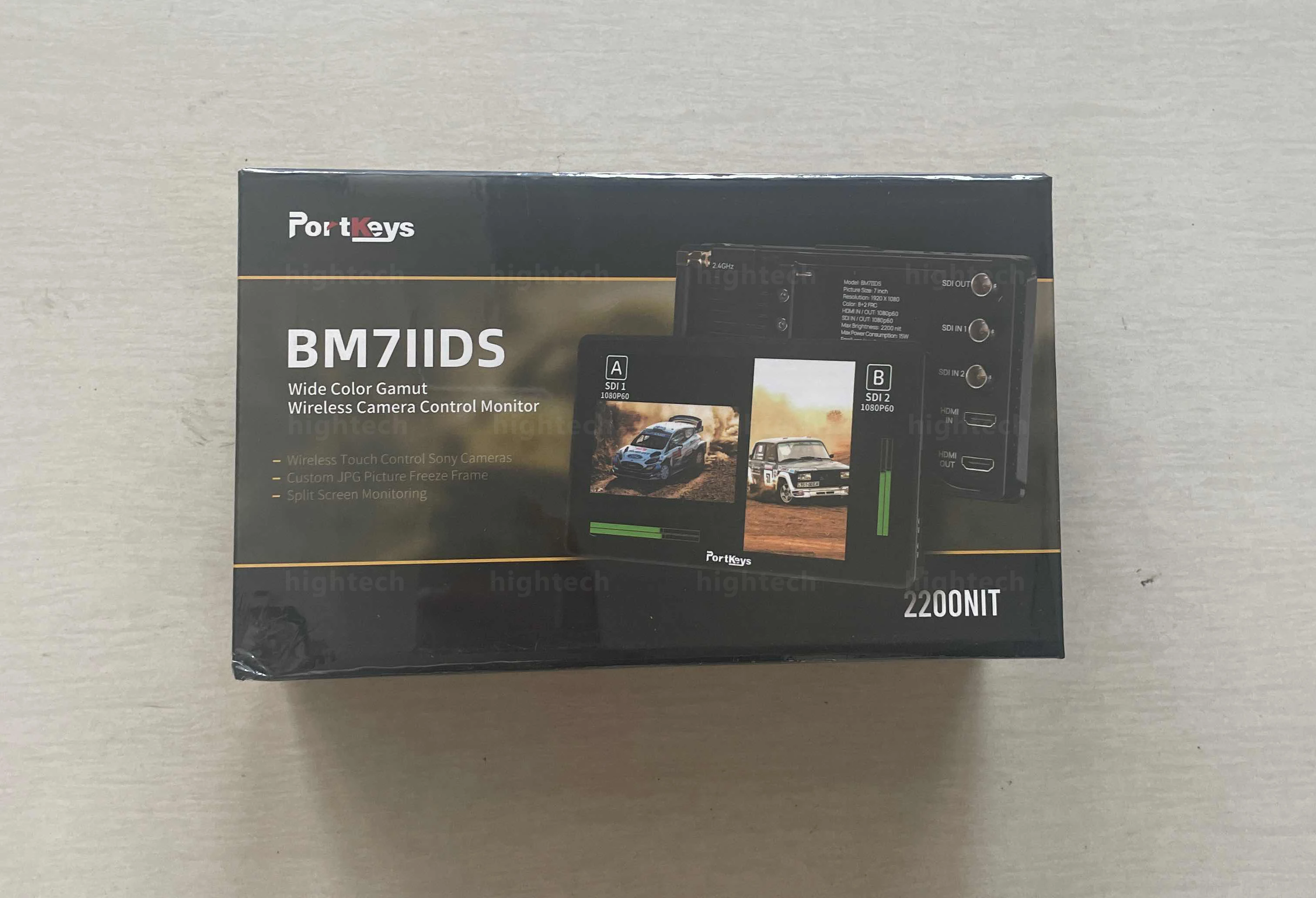 Portkeys BM7ⅡDS Monitor 2000nit 7 Inch Portable Monitor Dslr WiFi Bluetooth Wired Control Camera BMPCC KOMODO SONY DSMC2 DSMC3