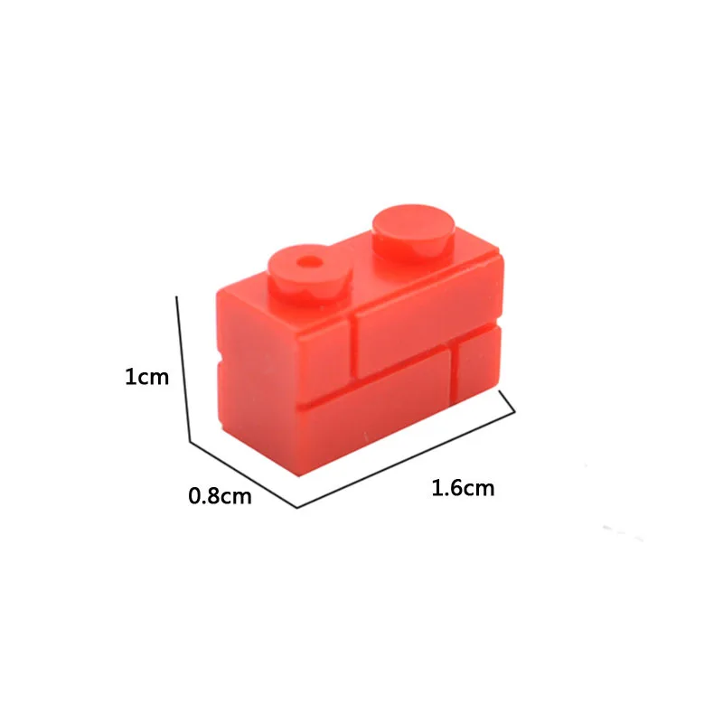 Building Blocks Toys Wall Striped Bricks 50pcs