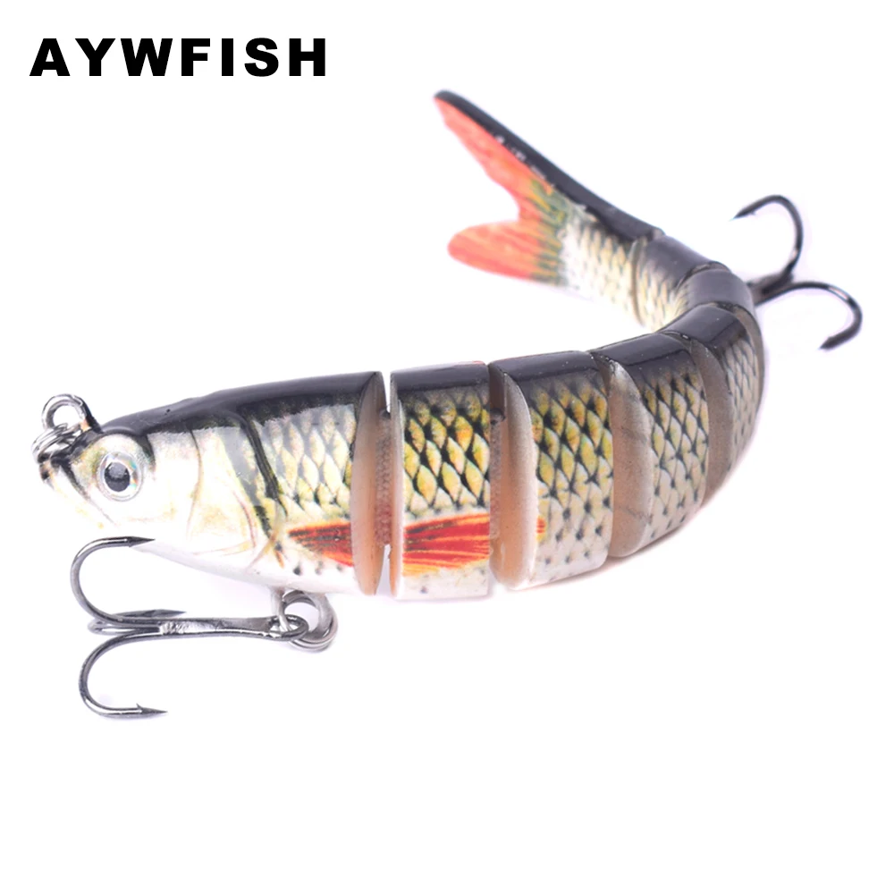 AYWFISH Lifelike Multi Jointed Sinking Wobblers Fishing Lures For Pike  Swimbait Crankbait Minnow Trout Bass Fishing Tackle Baits