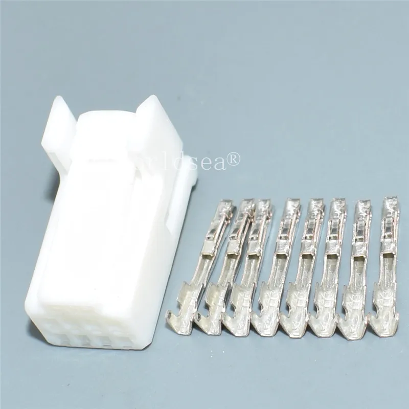 Partuto Connettore Spina Sensore ABS a 2 Pin - Connettore Terminale Maschio Femmina per Auto - per Toyota Plastica Nera - 1 Set