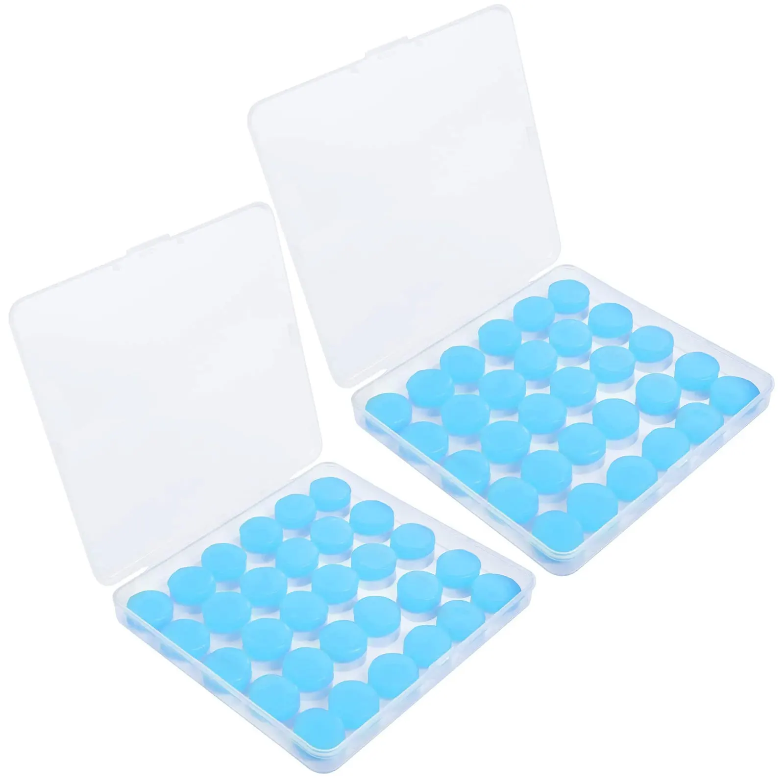 Silicone Ear Plugs 30Pcs Reusable For Sleeping Swimming Traveling