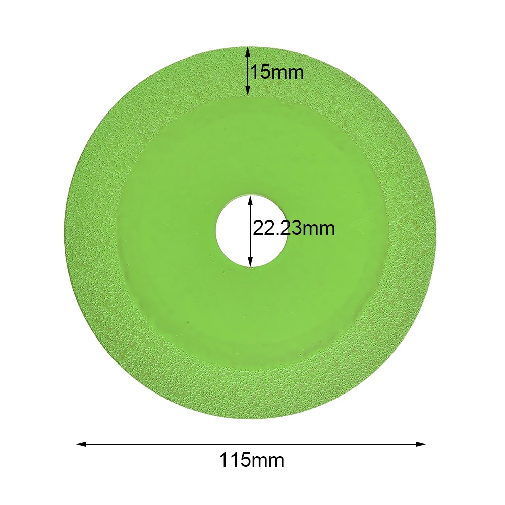 115/125mm Glas Trennscheibe Diamant Marmor Keramik Fliesen Jade Schleifen Klinge Für Jade Kristall Schleifen Rad Glas schneiden Blatt – Detail 10