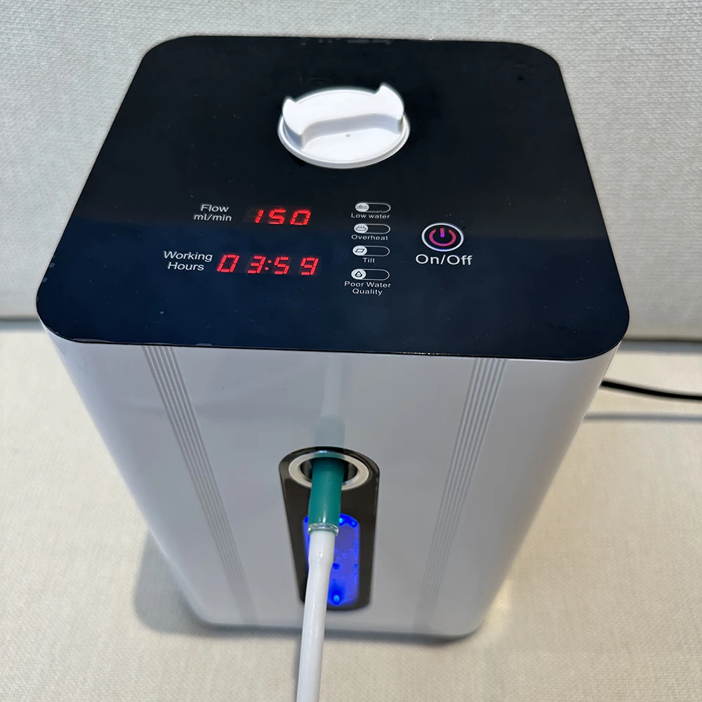 99.99% Pure H2 Inhalation Hydrogen Water Generator 150ml Large Flow Hydrogen Inhalation Machine 3