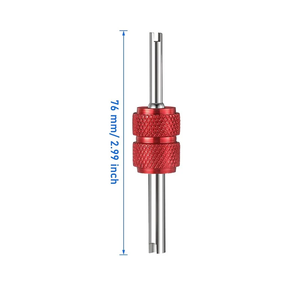 Ysimple 61-Delige Tire Valve Remover Valve Reparatie, Valve Core Reparatie Tool met Dubbele en Enige Hoofd Valve Core,Auto Valve Toolbox voor Auto Motorfiets Valve Core Tool Set