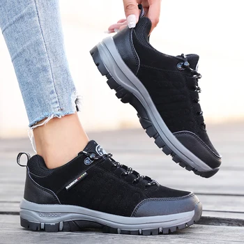 المشي لمسافات طويلة حذاء في الهواء الطلق الرجعية مقاوم للماء منصة التكتيكية المرأة أحذية رياضية ربيع الخريف جديد المضادة للانزلاق تسلق الجبال التخييم الأحذية 5