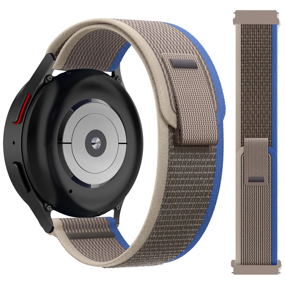 Braided Nylon Watch Strap, 20mm/22mm, Compatible with Smartwatches